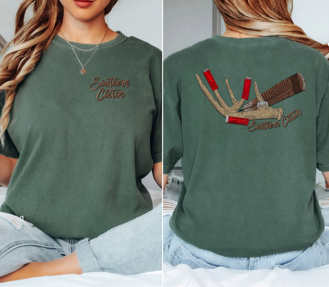 Antler, Feather, Band, & Shells *Southern Cotton exclusive tee
