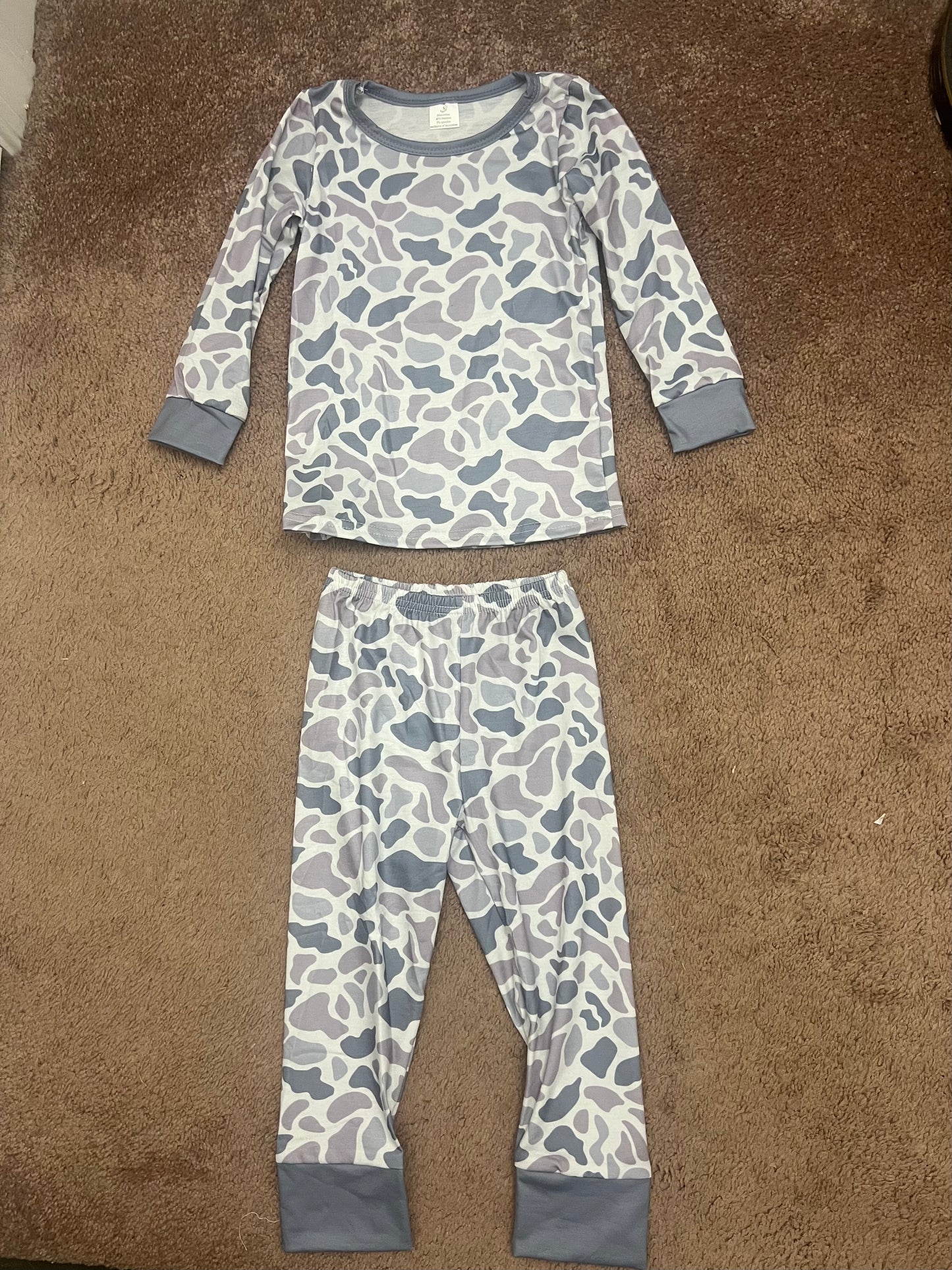Purple/blue camo
 kids set
