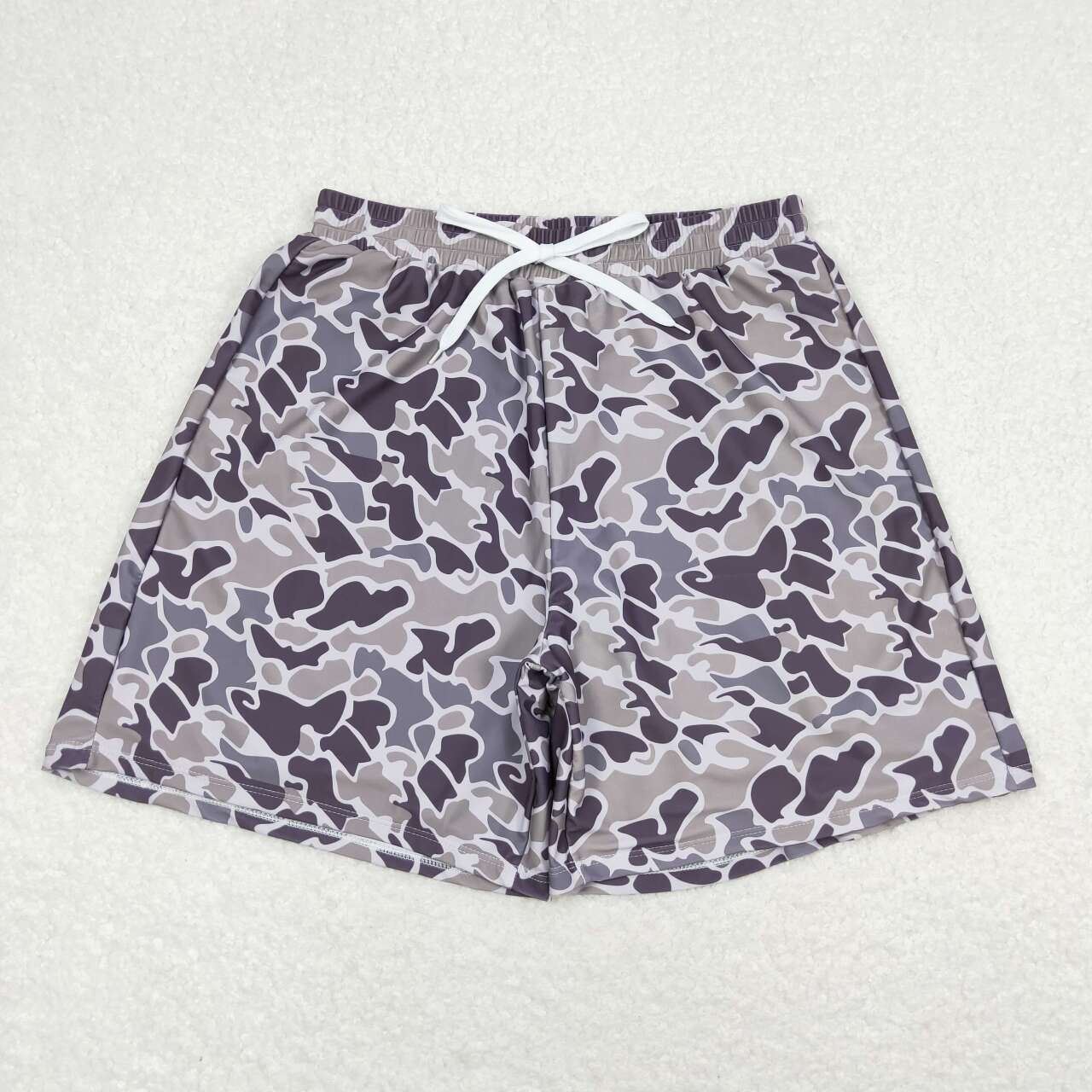Men’s Purple/blue camo swim trunks