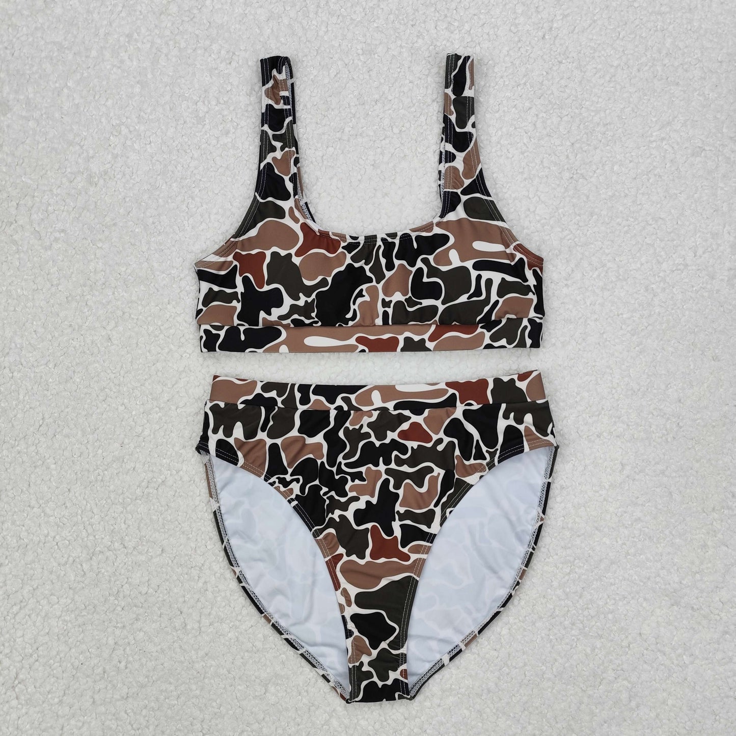 dark camo women’s swim