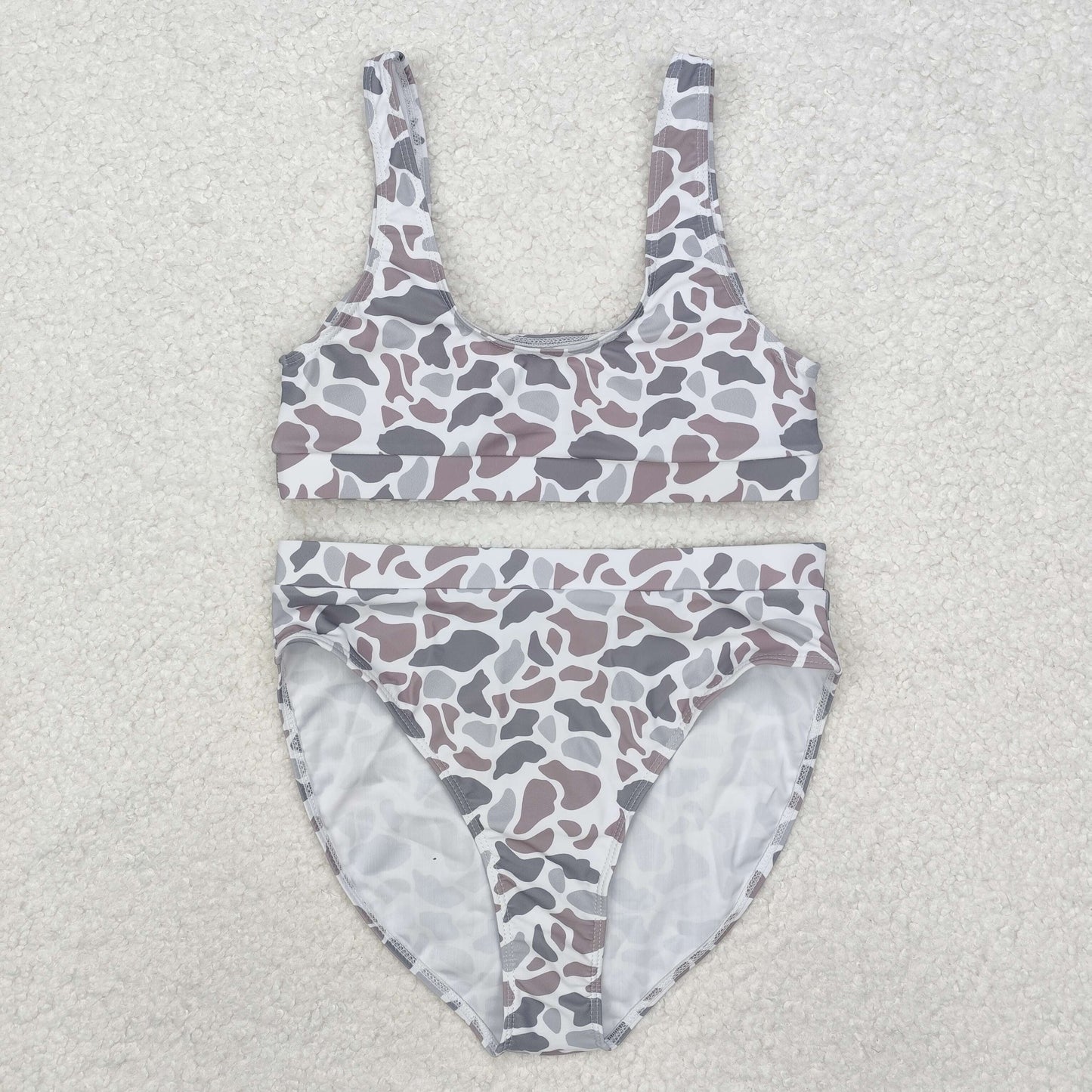 Light camo women’s swim