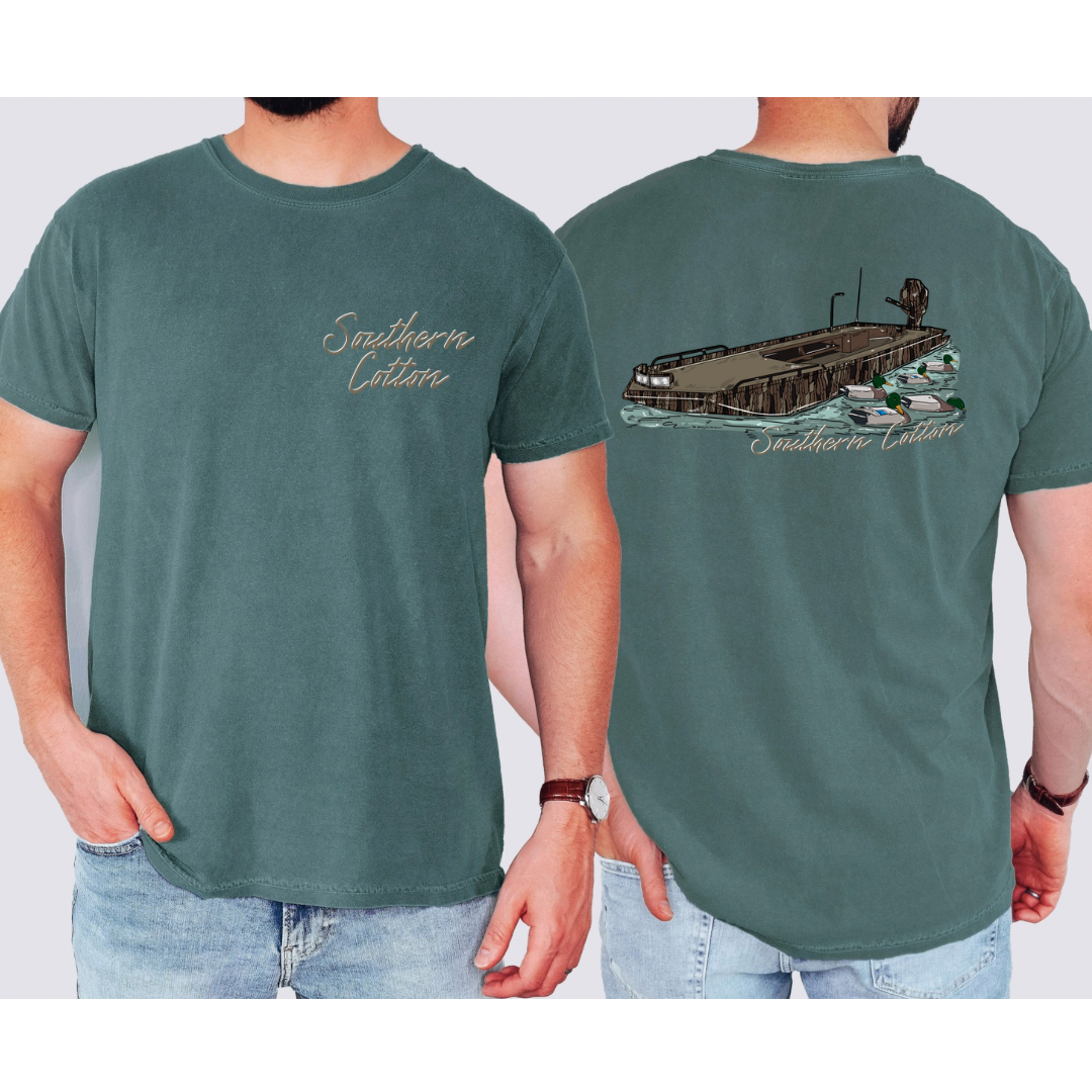 Boat and ducks *Southern Cotton exclusive tee