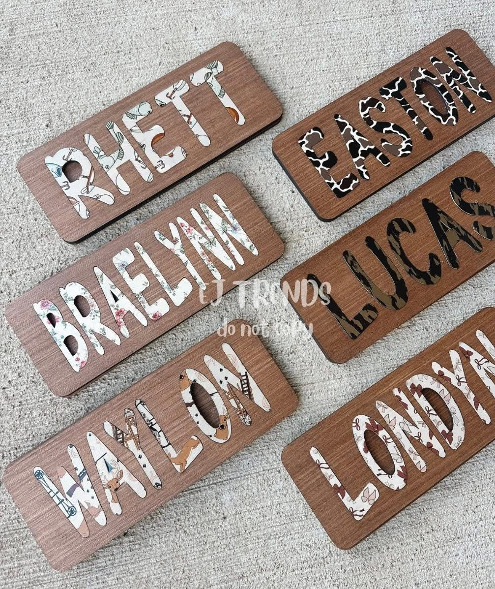 Custom Printed Name Puzzles