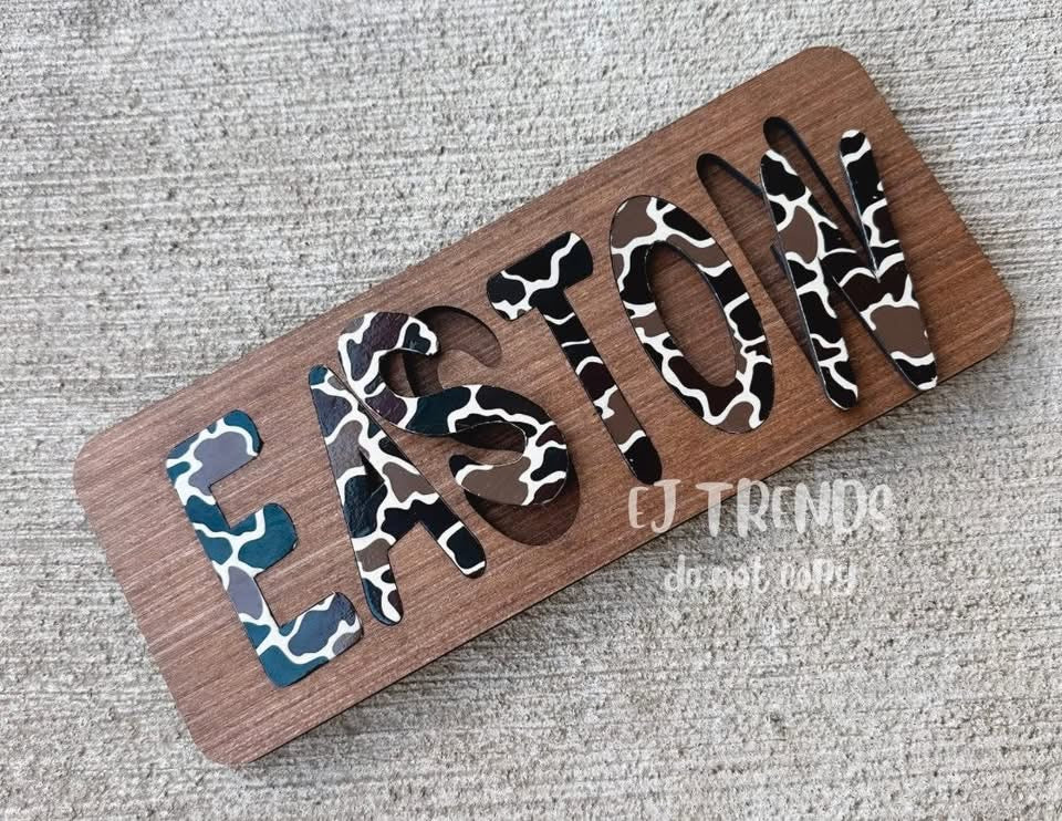 Custom Printed Name Puzzles