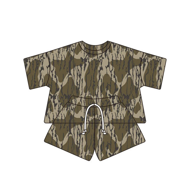 Kids camo oversized sets