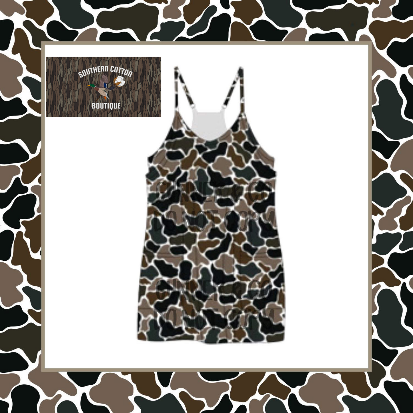 Style #1 camo dress