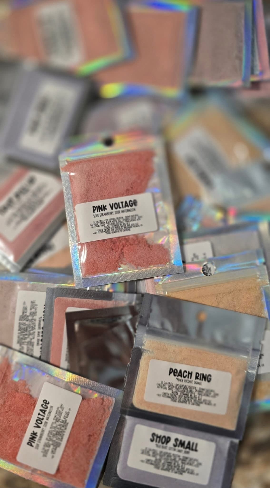 Loaded tea packets