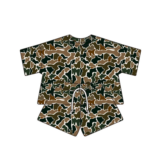 Kids camo oversized sets