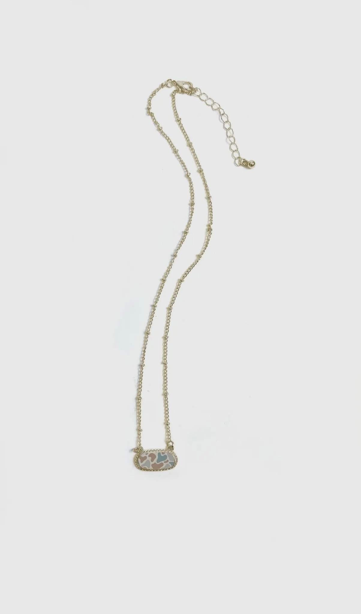 Oval necklace