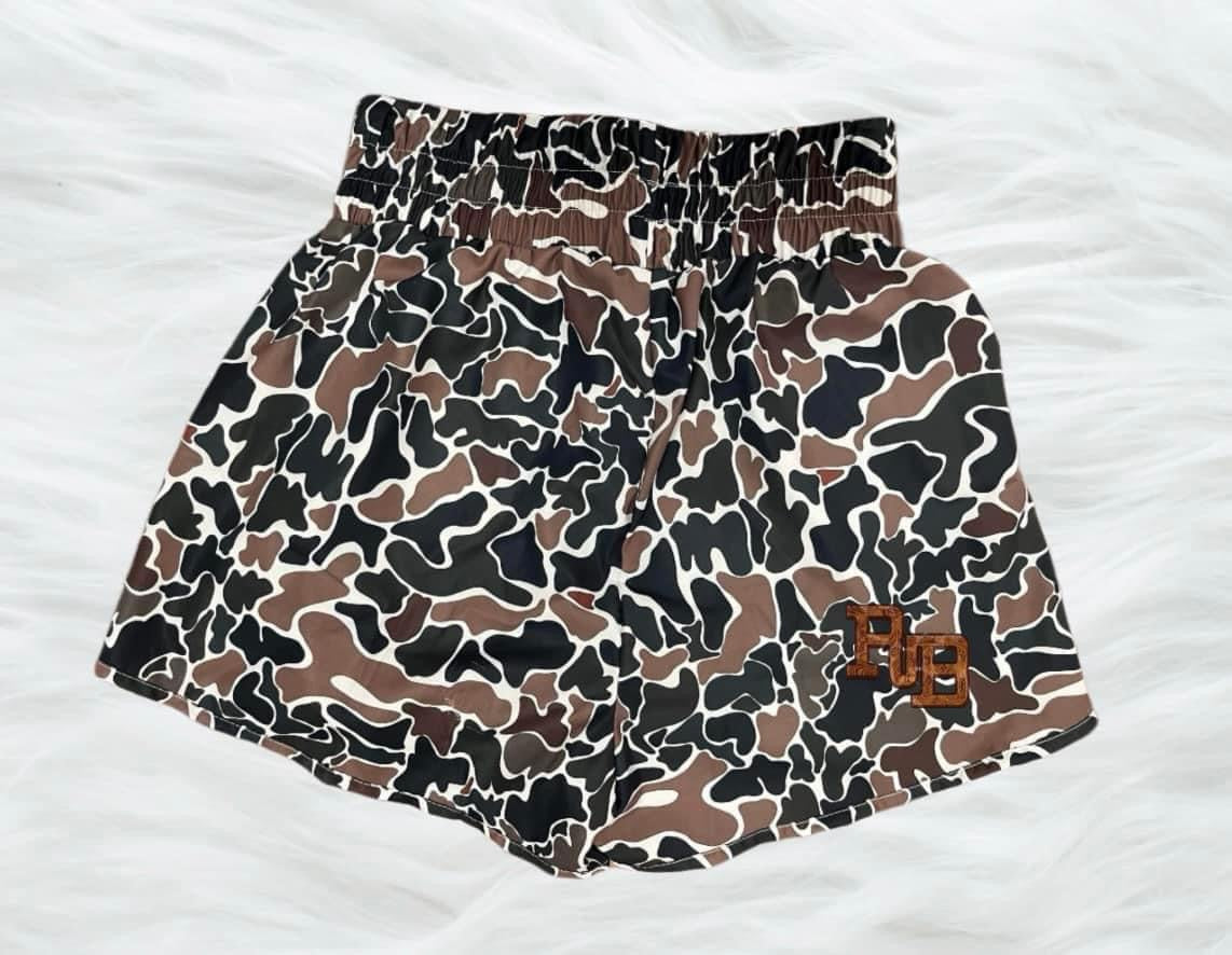 Duck camo shorts – Southern Cotton Boutique