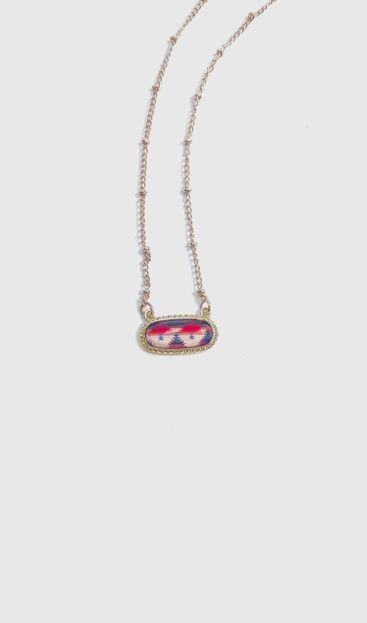 Oval necklace