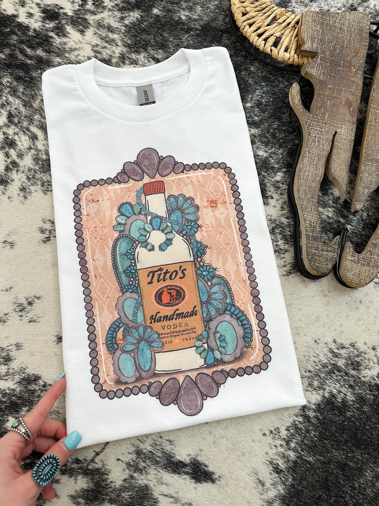 Vodka & Turquoise tee