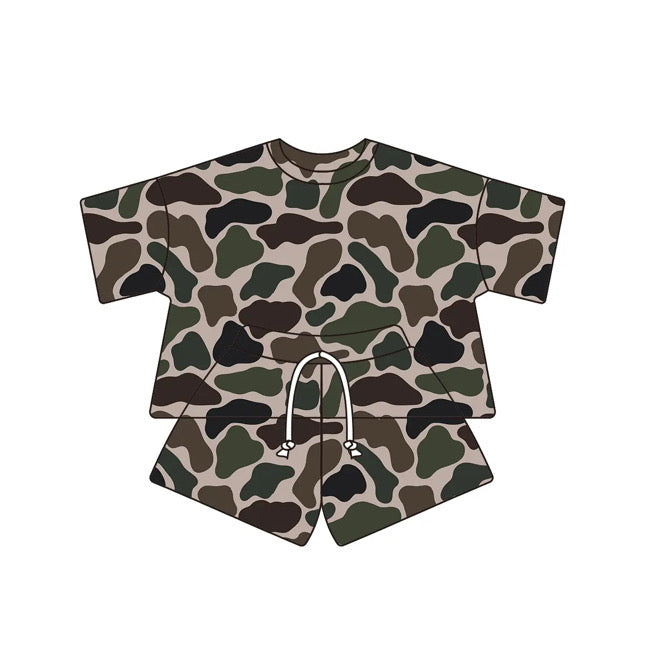 Kids camo oversized sets