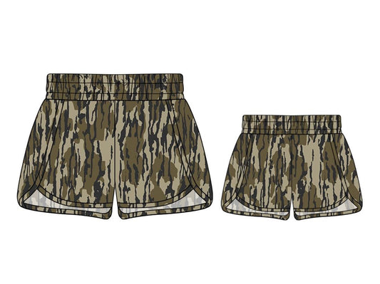 Kids bottomland Camo shorts