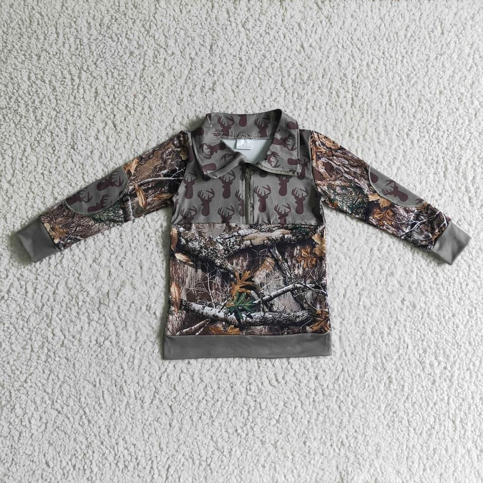 Camo pullover