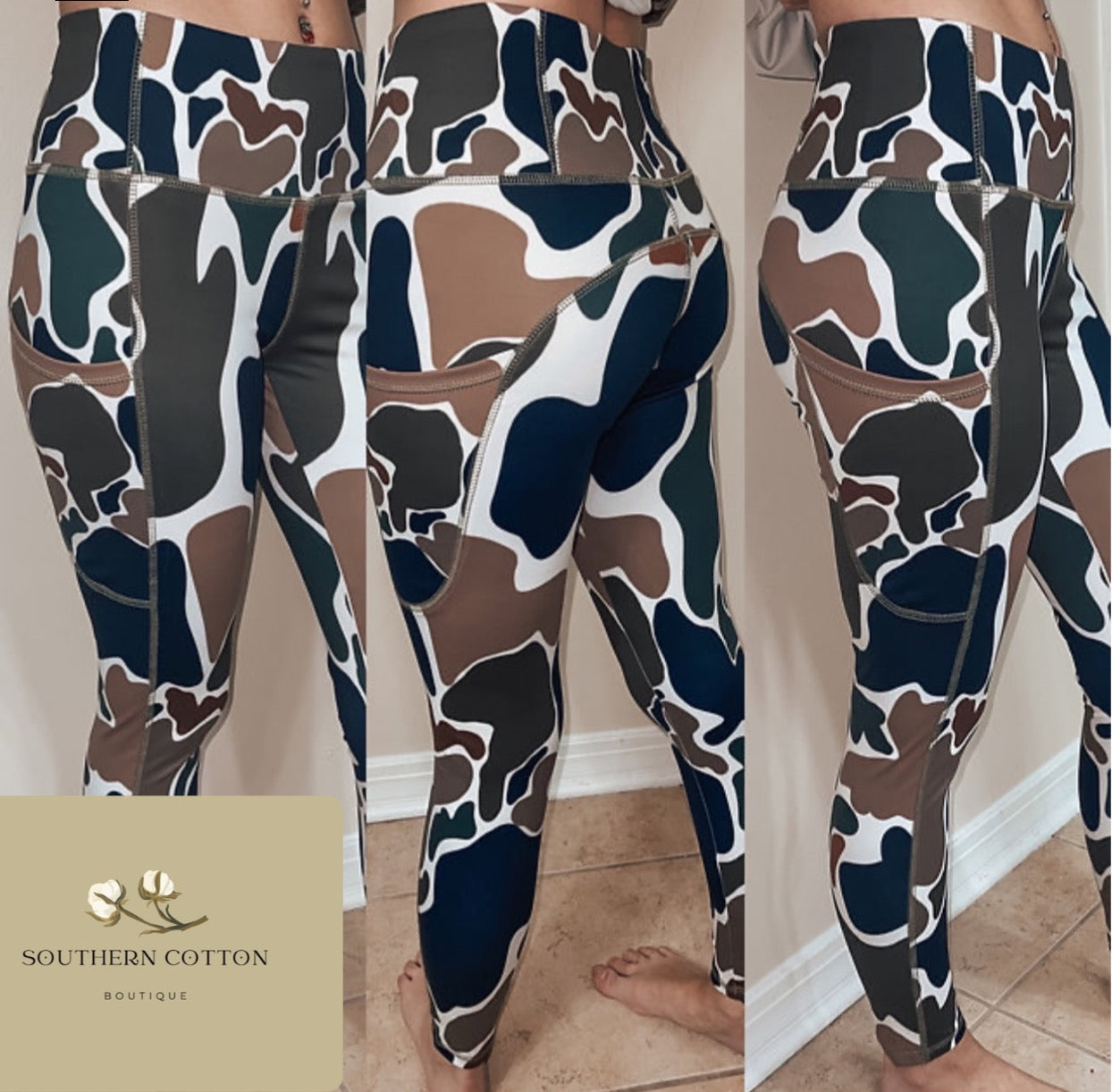 Duck Camo leggings w pockets