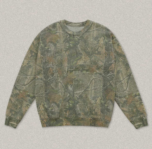 Camo crewneck