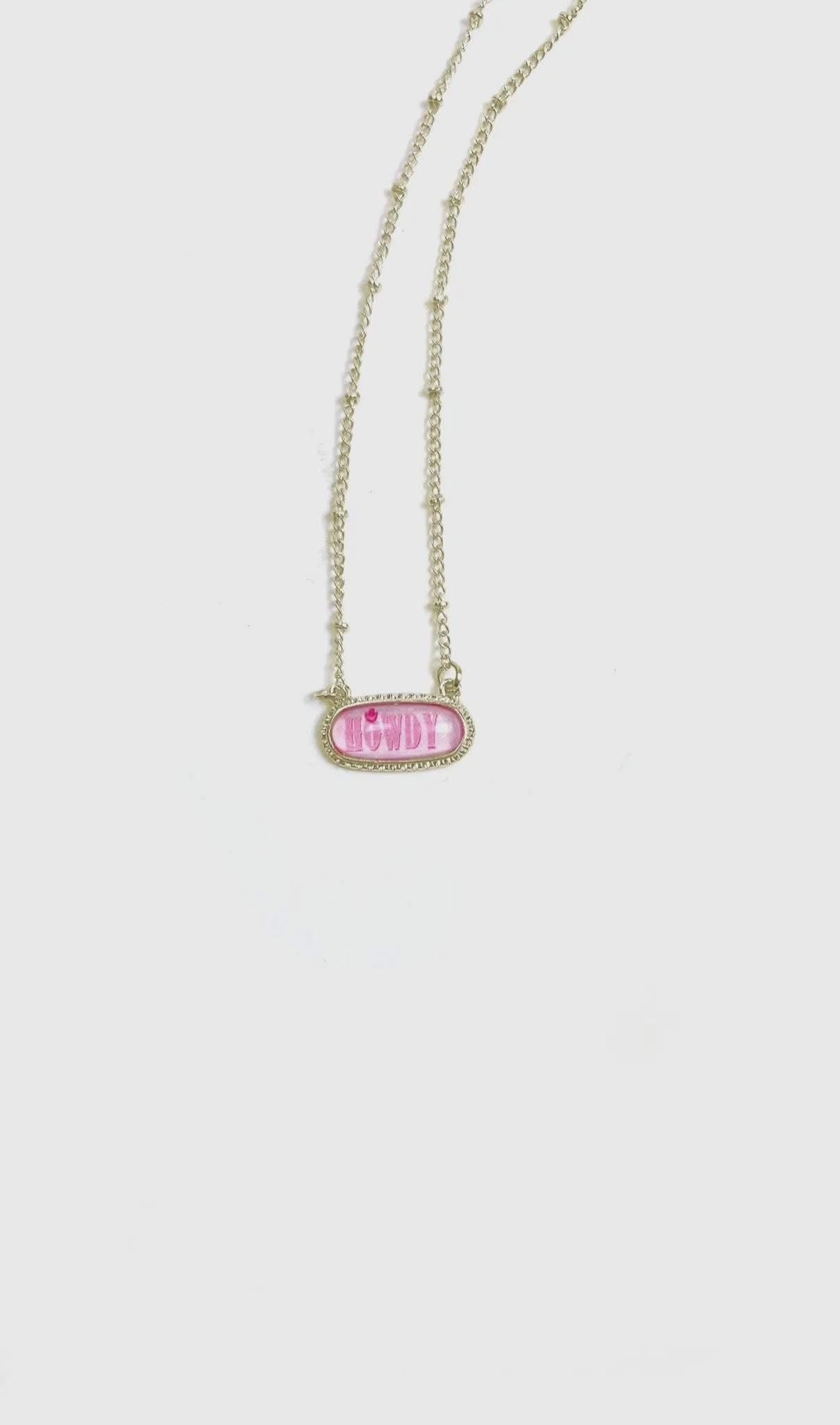 Oval necklace