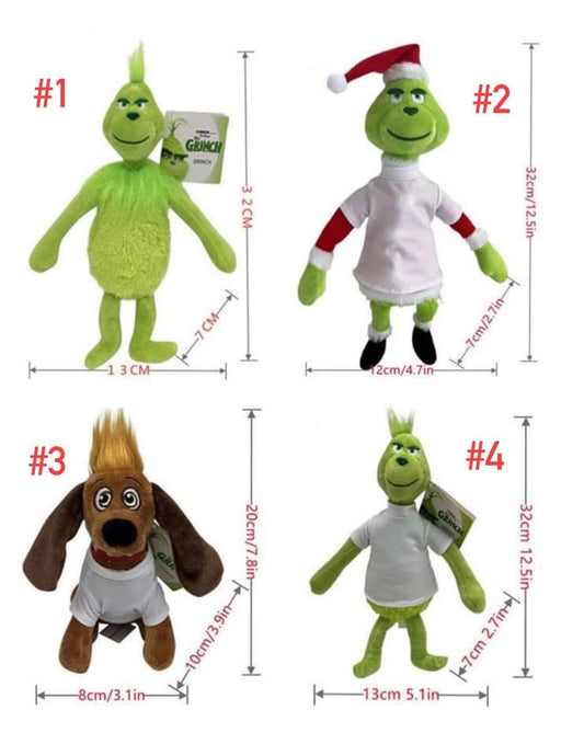 Custom grinch plush