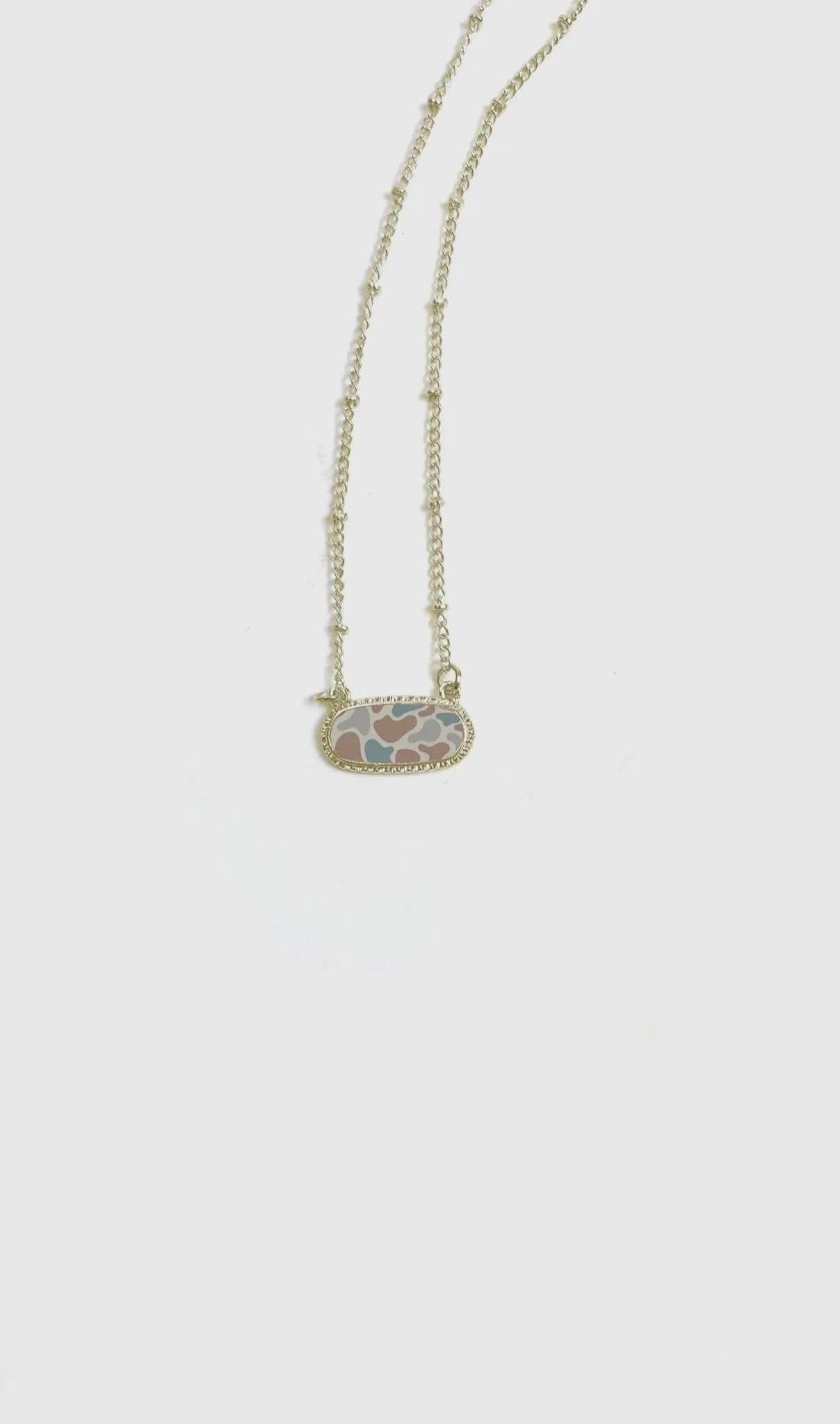 Oval necklace