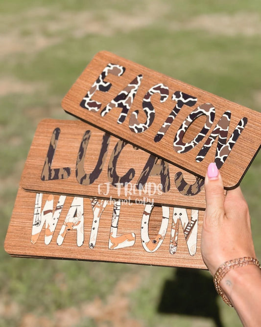 Custom Printed Name Puzzles